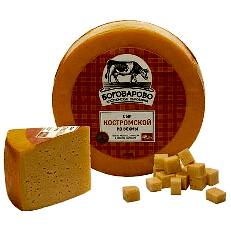 Сыр полутвердый Костромской (Боговарово)