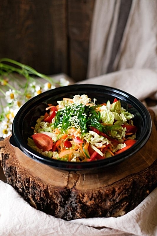 Салат овощной с чукой вес