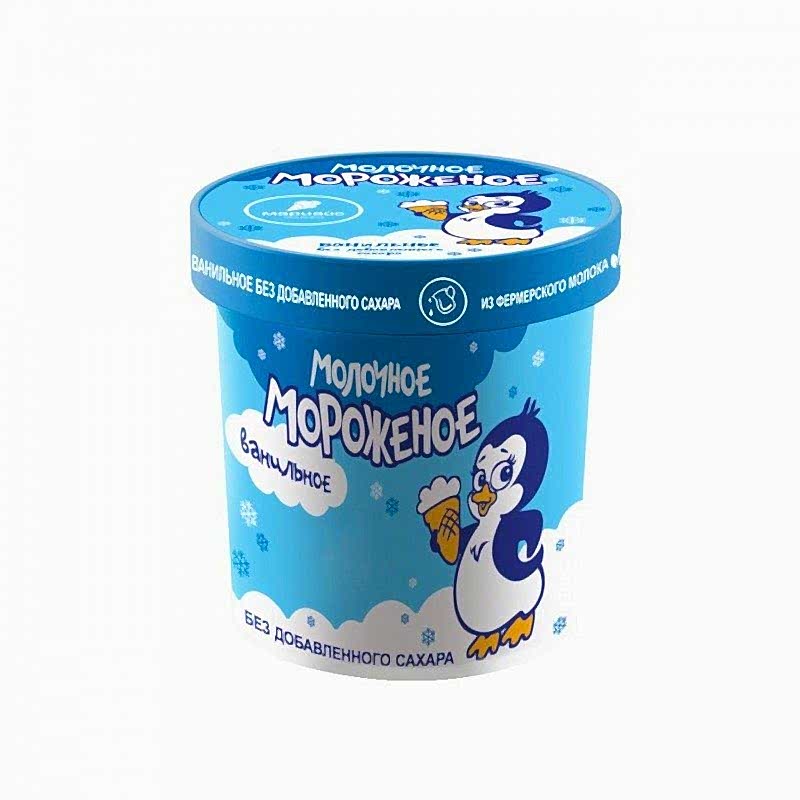 Мороженое молочное без сахара, 60 гр