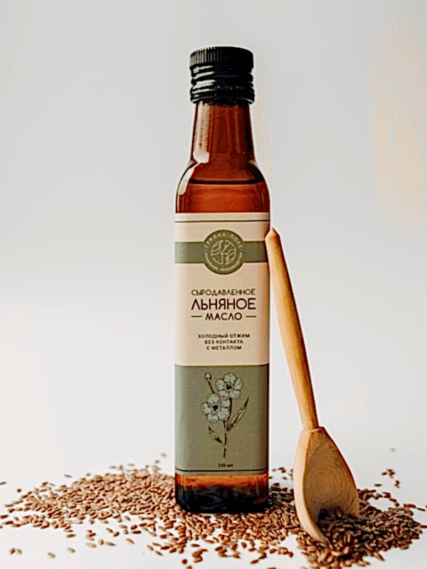 Масло льняное сыродавленное, 250 мл