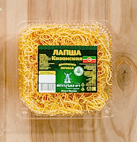 Лапша алматинская домашняя яичная, 130 г