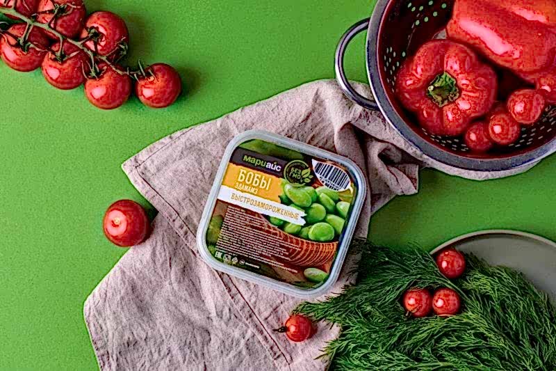 Бобы эдамамэ б/м (Мариайс), 300 гр