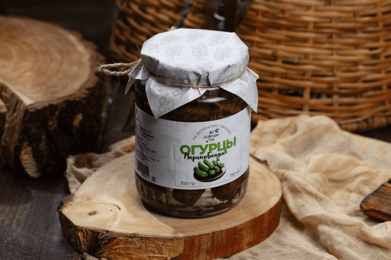 Огурцы маринованные, 750 г