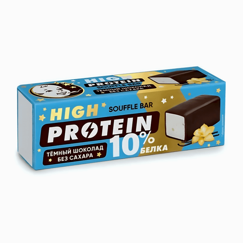 Суфле молочное с ванилью и молочн.белком в ТЕМНОМ шоколаде, 50 г