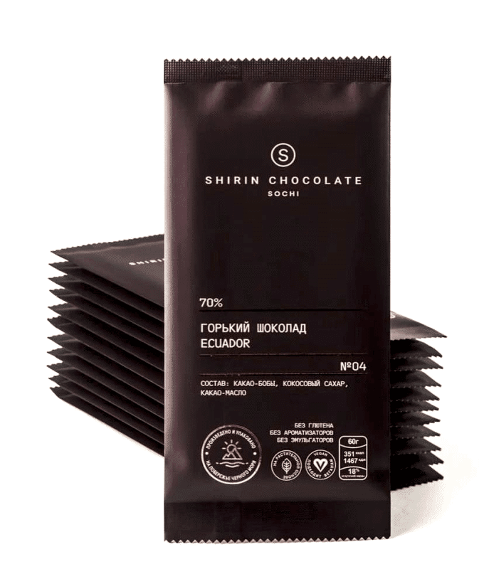 Шоколад горький Ecuador, 60 г