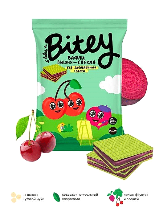 Вафли детские вишня свекла, 35 г
