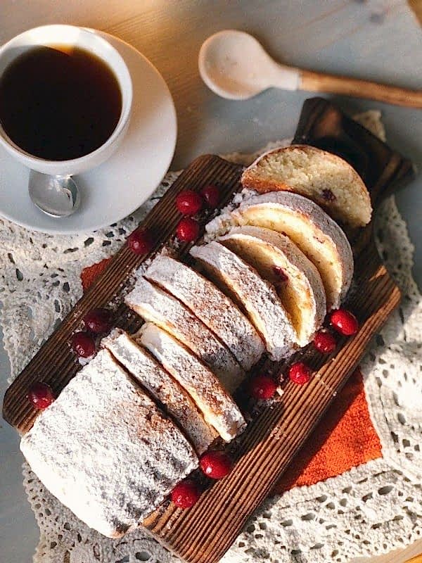 Кекс творожный с клюквой, 320±10 гр