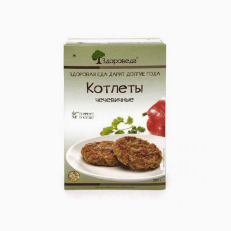 Котлеты чечевичные "Здороведа", 280 г