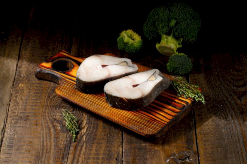 Стейк черной угольной трески с/м