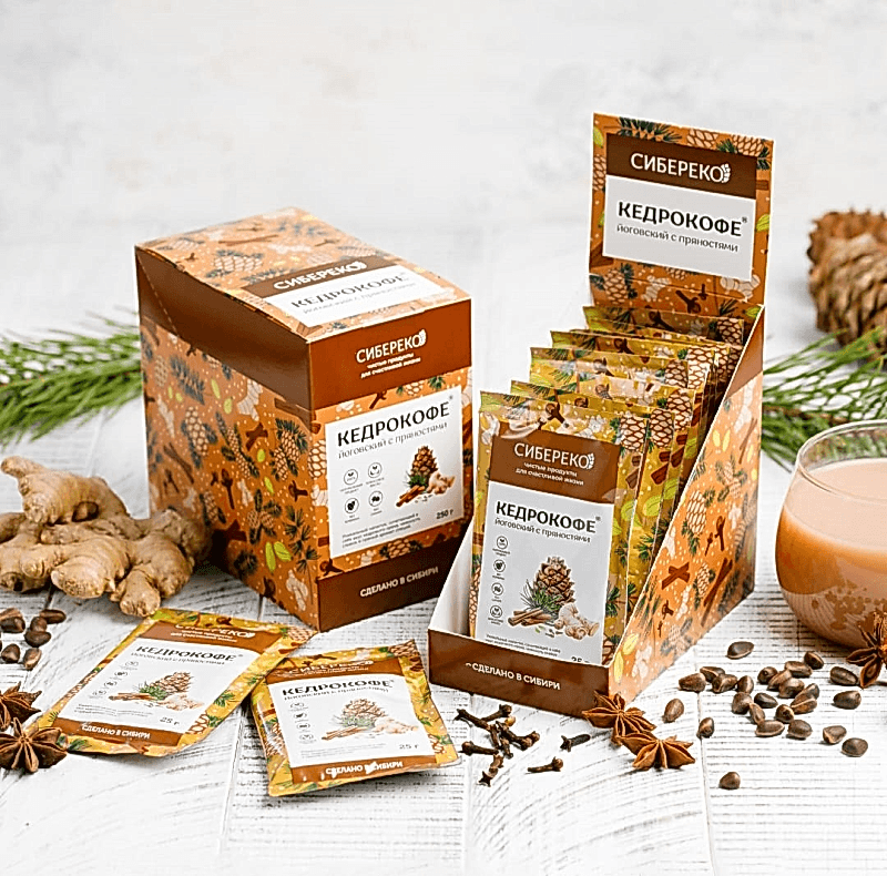 Кедрокофе Йоговский с пряностями, 25 г