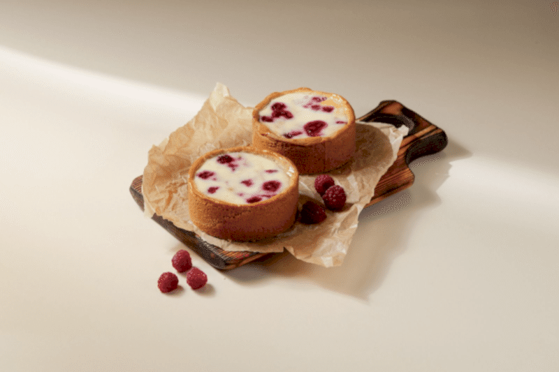 Тарт сметанный с малиной 210 г