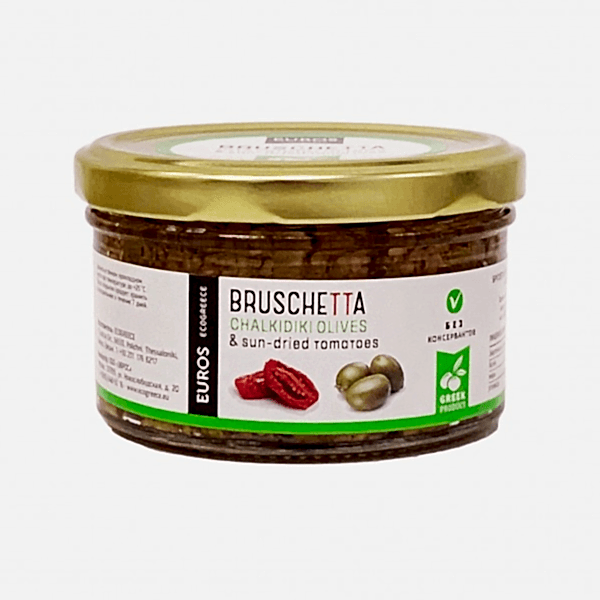 Брускетта из оливок Халкидики с вял.томатом,150 г