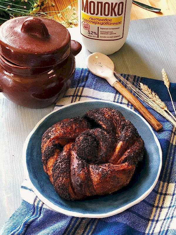 Слойка с маком, 190 гр