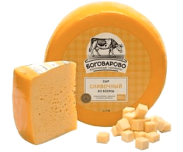 Сыр полутвердый Сливочный (Боговарово)