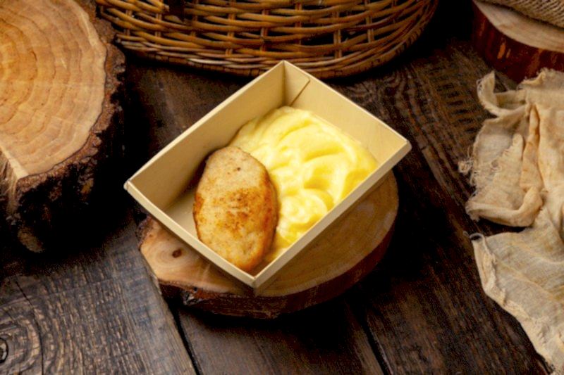 КОМБО Котлета куриная готовая / Картофельное пюре 80/200 г