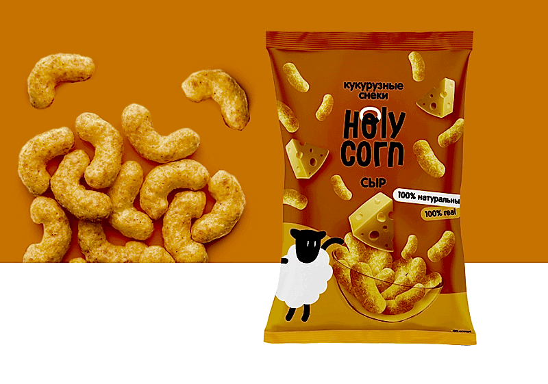 Снеки кукурузные Сыр, 50 гр