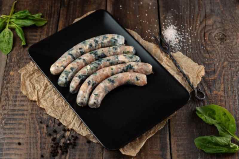 Колбаски-гриль из индейки с сыром и шпинатом п/ф