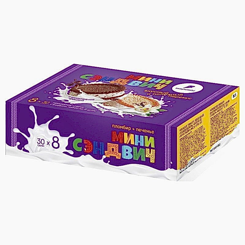 Мороженое МиниБинго 8 шт*30 гр