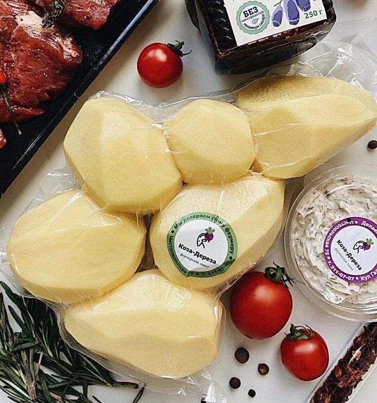 Картофель очищенный в вакууме