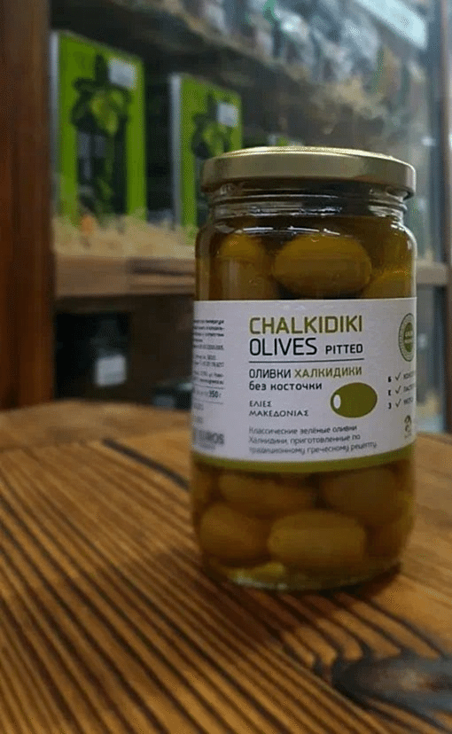 Оливки Халкидики б/к, 350 г