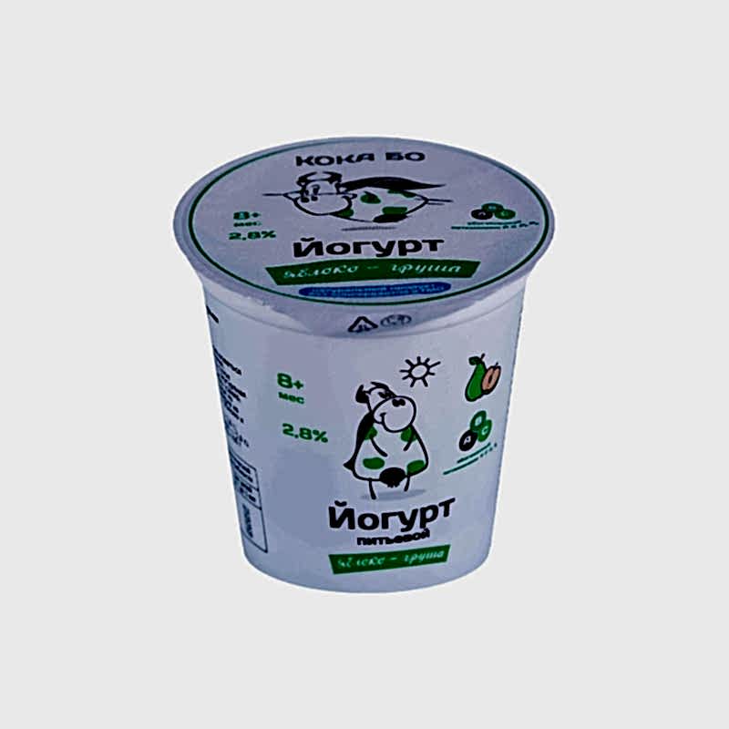 Йогурт яблоко груша 2,8%, 125 г