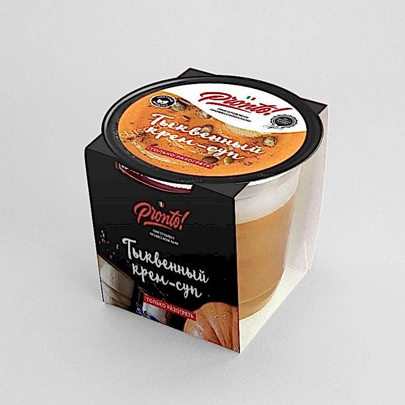 Крем-суп тыквенный с тыквенными семечками, 350 гр