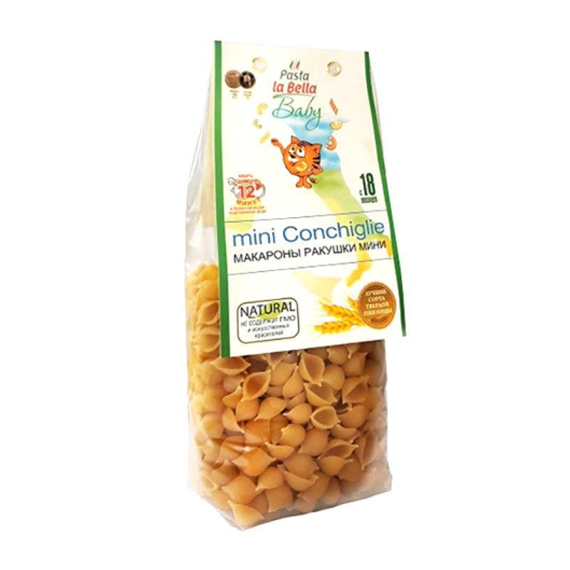 Макароны Ракушки мини "PASTA LA BELLA BABY", 300 г