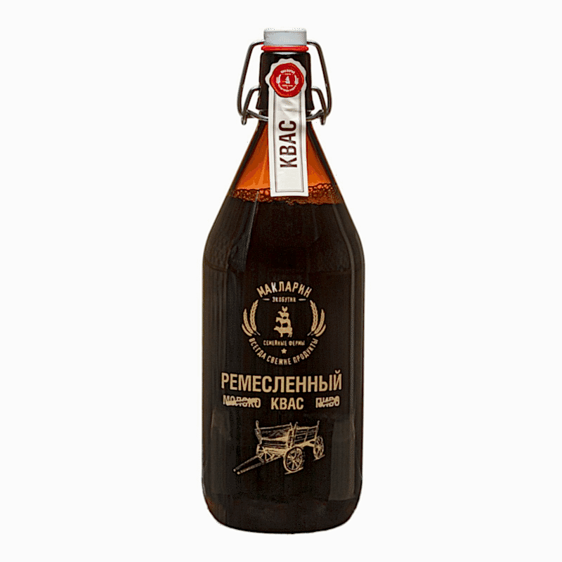 Квас нефильтрованный Ремесленный живой, 1 л