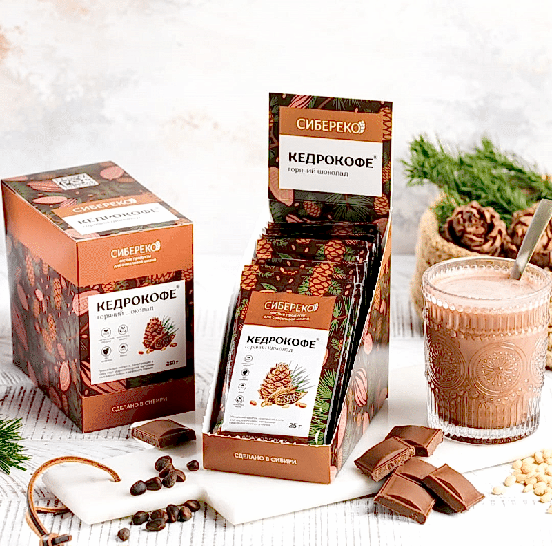 Кедрокофе Горячий шоколад, 25 г