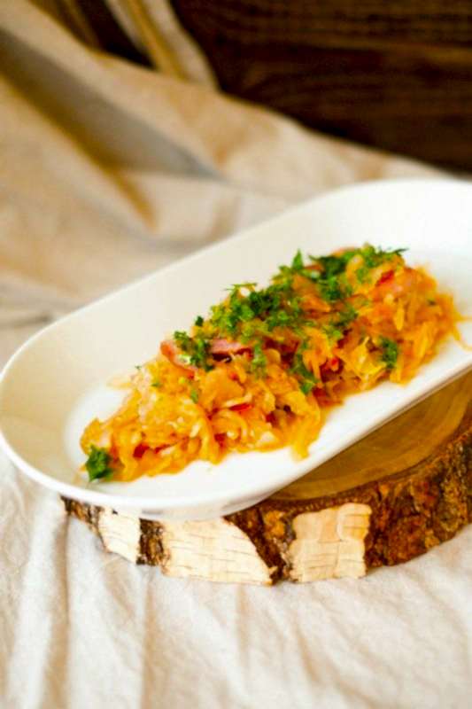 Капуста тушеная