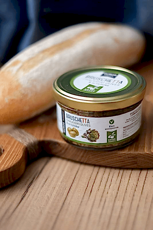 Брускетта из артишоков с оливками халкидики, 150 г