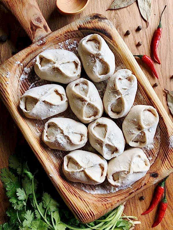 Манты с мясом молодого бычка п/ф, 600±30 гр