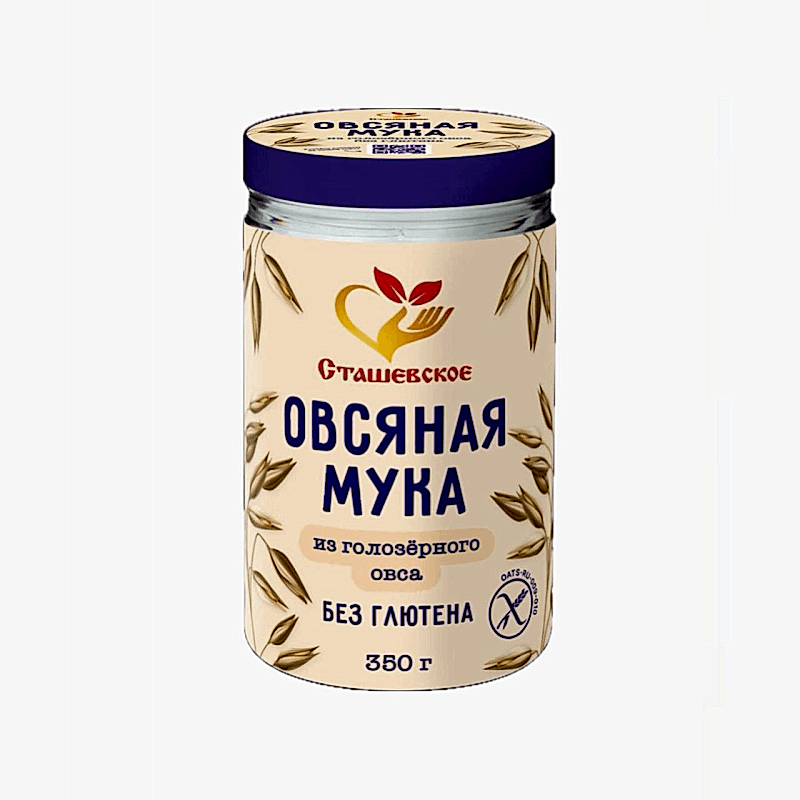 Мука овсяная из голозерного овса, 350 г